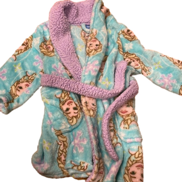 DISNEY - 2 t frozen bath robe good condition - Picture 1 of 2
